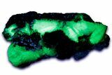 Fluorescent, Gemmy Adamite Crystals on Matrix - Mexico #356633-1